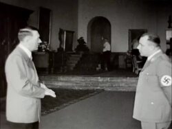 Adolf Hitler at Berghof Estate in Berchtesgaden Stock Footage