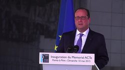 CLEAN : Hollande acknowledges France's 'moral' debt in the slave trade News Clip