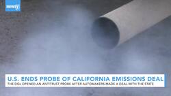 Reports: DOJ Closes Antitrust Investigation Of Automakers, California News Clip