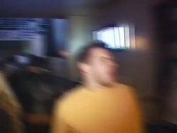 2007 Sundance Film Festival American Eagle White Out Party Stock Footage