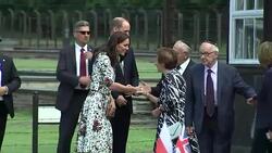 The Duke and Duchess of Cambridge visit the site of the Stutthof concentration camp News Clip