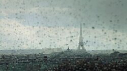 Rain in Paris Stock Footage