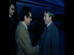 SYND 30 1 78 EGYPTIAN FOREIGN MINISTER ARRIVES TO BELGRADE News Clip