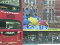 Shaftesbury Avenue, Olympic London General Views on July 21, 2012 in London, England (Footage by Getty Images) Stock Footage