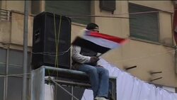 Defiant protesters in Tahrir Square angered by Mubarak speech Instructional Video