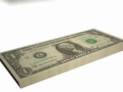 One Dollar Bills - Falling From Heaven Stock Footage