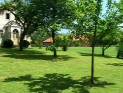Countryside house Stock Footage
