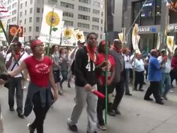 People's Climate March - NYC Stock Footage