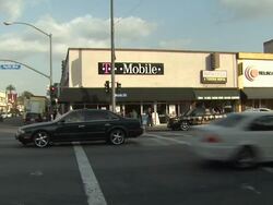 Atmosphere at the Sam Perkins Greets Fans At T-Mobile And Gears Up For NBA All-Star 2011 In Los Angeles at Huntington Park CA. (Footage by WireImage Video/GettyImages) Stock Footage