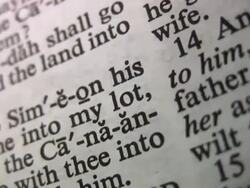 HD 1080i Book of Judges 2 Stock Footage