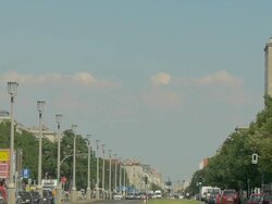 Frankfurter Tor,Karl Marx Alle,soviet architecture,ZO Stock Footage