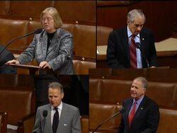 A $14 billion rescue package for the nation's imperiled auto industry sped to approval in the House Wednesday night, but the emergency bailout was still in jeopardy from Republicans who were setting out roadblocks in the Senate. News Clip