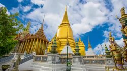 Wat Phra Kaew - The Temple of Emerald Buddha Stock Footage