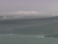 Coastline Approaching Hoy Stock Footage
