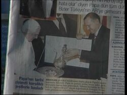 Pope leaves residence for day two of official visit News Clip