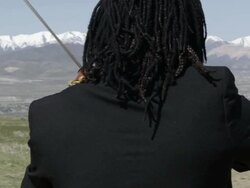 Outdoor Orchestra - Strings Stock Footage