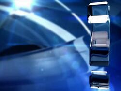 Glassy Question Mark Spin Background Loop - Deep Blue HD Stock Footage