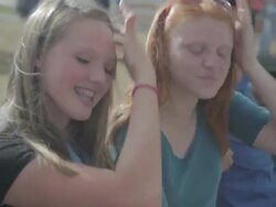 Teens At Carnival Stock Footage