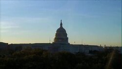 US Capitol building at sunrise News Clip