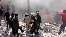 CLEAN : Syria 7 civilians killed in air strike on Aleppo monitor News Clip
