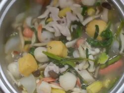 stir Sukiyaki Stock Footage