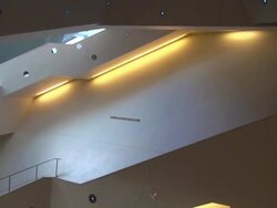Denver Art Museum interior, Denver, Colorado Stock Footage