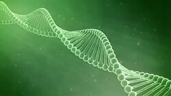 HD : 3D DNA Helix Animation, Loop-able. Stock Footage