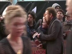Ewan McGregor at Salmon Fishing In The Yemen European Premiere at ODEON Kensington on April 10, 2012 in London, England. Stock Footage