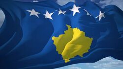 Flag of Bosnia and Herzegovina Stock Footage