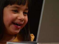 Selena's Laptop Computer - Laughing Stock Footage