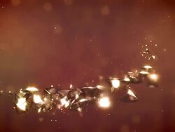 Flying diamonds Stock Footage