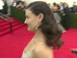 Idina Menzel  - 'Charles James: Beyond Fashion' Costume Institute Gala - Arrivals Stock Footage