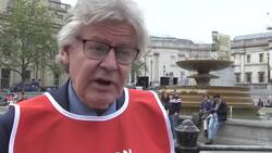 London May Day rally in Trafalgar Square News Clip