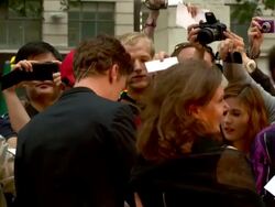 Benedict Cumberbatch at Anna Karenina World Premiere Anna Karenina World Premiere at Odeon Leicester Square on September 04, 2012 in London, England (Footage by WireImage Video/Getty Images) Stock Footage