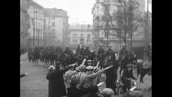 German soldiers enter Cologne to start reoccupation of Rhineland News Clip