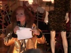 SPEECH: Edina Monsoon aka Jennifer Saunders on Elt Stock Footage