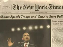 CLEAN: US troop surge in Afghanistan: America reacts News Clip