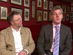 INTERVIEW Phil Streather and Stephen Michael on why they chose Carmen as the opera at the Carmen 3D Interview at London England. (Footage by WireImage Video/GettyImages) Stock Footage