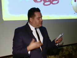 Ross Mathews at the happy egg co. & Ross Mathews Celebrate Hendependence Stock Footage