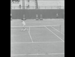 SYND 7 5 68 MEN'S TENNIS CHAMPIONSHIP IN ITALY BETWEEN JOHN ALEXANDER AND PETER SZOKE News Clip