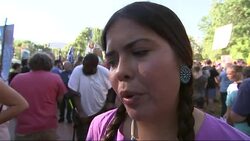 Dakota Pipeline Protest Near White House News Clip