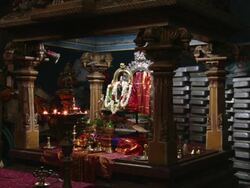 MS Hindu temple shrine / Colombo, Sri Lanka Stock Footage