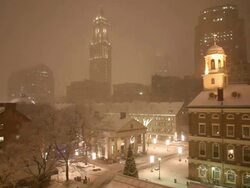 Winter in Boston Stock Footage