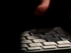 Typing on the Computer Stock Footage