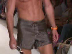 EVENT CAPSULE CHYRON: A.Z. Araujo/Aguaclara/Aquarella Swimwear - MBFW Miami Swim 2012 Stock Footage