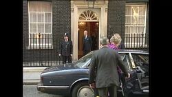 MPs Arrive with Partners at Downing Street 1989 News Clip