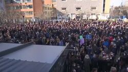 Kosovo environmentalists protest high pollution News Clip