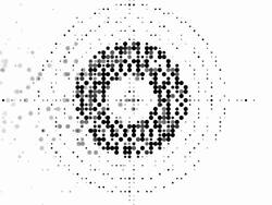 TARGET : modern halftone style (TRANSITION) Stock Footage