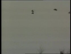 ITALY: NATO APACHE ATTACK HELICOPTERS AT BRINDISI News Clip