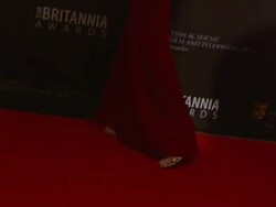 Victoria Summer at the BAFTA Los Angeles 2011 Britannia Awards at Beverly Hills CA. (Footage by WireImage Video/Getty Images Entertainment Video) Stock Footage